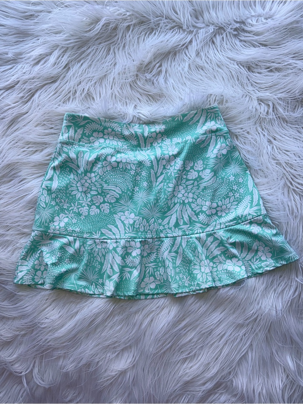 Tommy Bahama women’s small mint green floral mini golf skort